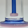Υψηλό μπλε γυάλινη σωλήνα νερού μπορεί να είναι opition ναργιλέ για πολλαπλούς σωλήνες υαλοπίνακα γύρω από το πίσω νερό